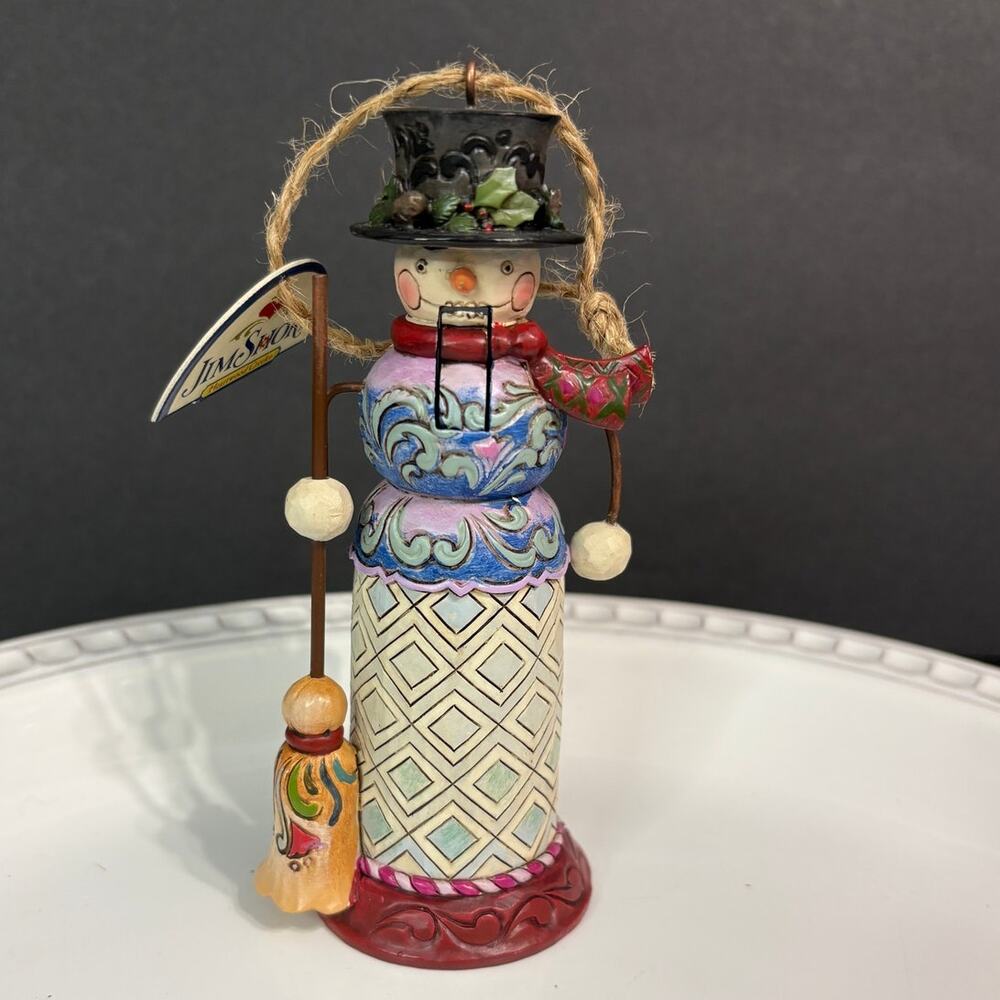 Jim Shore Snowman Nutcracker Ornament #4025496 | Retired 2011 NWT/Box